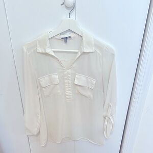 Women's Cream Blouse